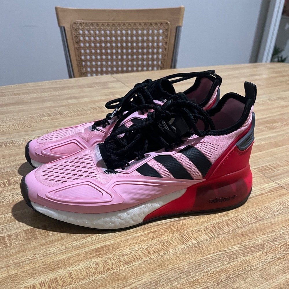 Adidas Ninja ZX 2K Boost men’s size 7 pink and red